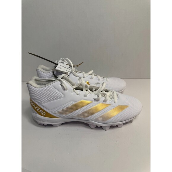 adidas Other - .9094 Adidas Adizero Impact 2 MD Football Cleats White/Gold-US 10 Mens